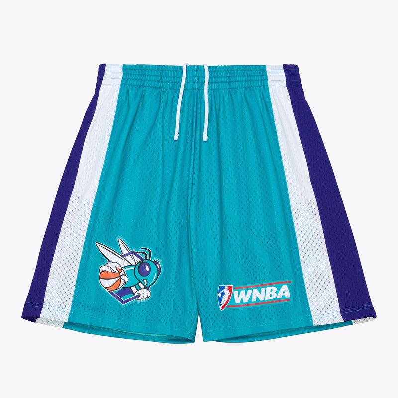 Mitchell & Ness Charlotte Sting 2001 Teal Swingman Shorts