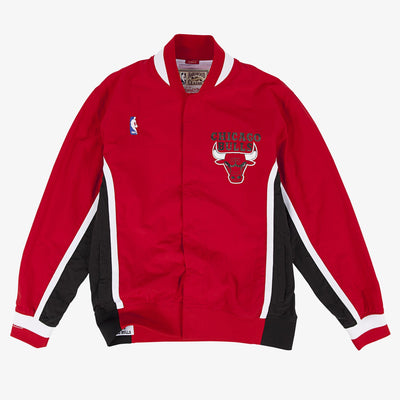 Mitchell & Ness Chicago Bulls 1992-93 Red Authentic Full-Snap Warmup Jacket