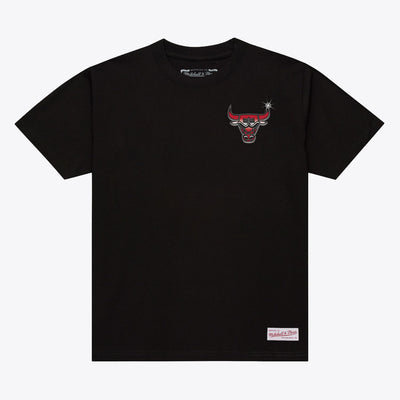 Mitchell & Ness Chicago Bulls Black Airbrush T-Shirt