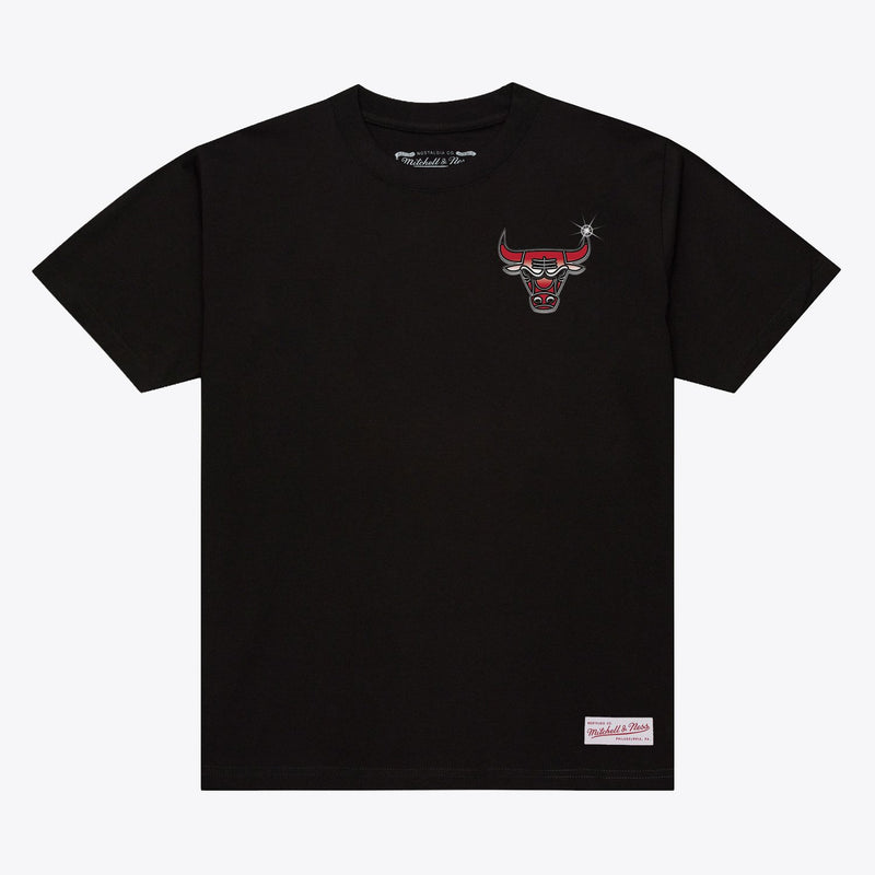 Mitchell & Ness Chicago Bulls Black Airbrush T-Shirt