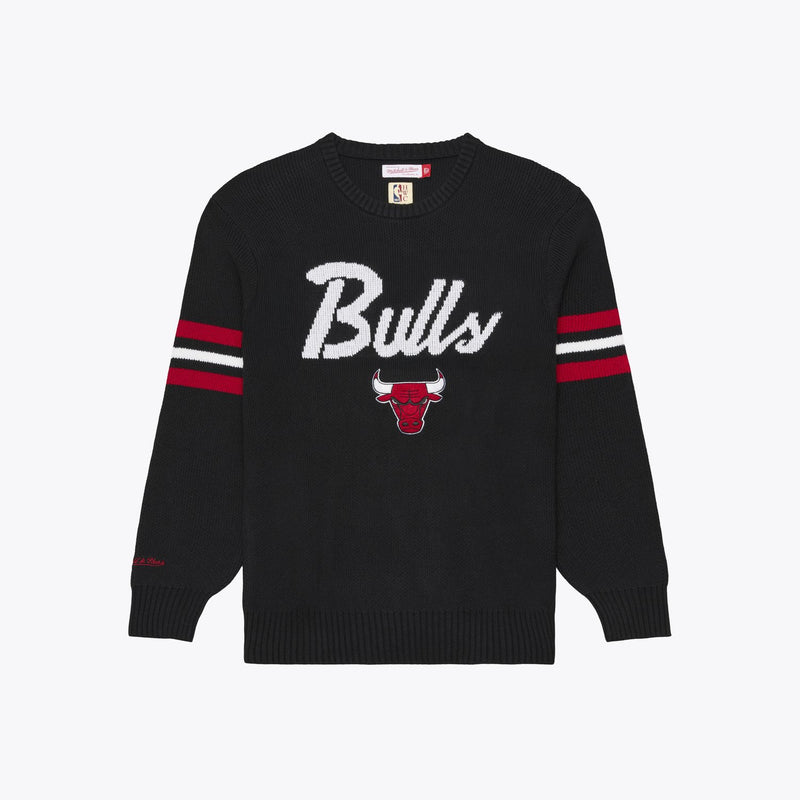 Mitchell & Ness Chicago Bulls Black Head Coach Sweater