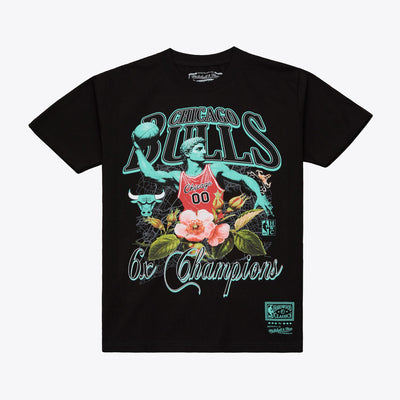 Mitchell & Ness Chicago Bulls Black In the City T-Shirt