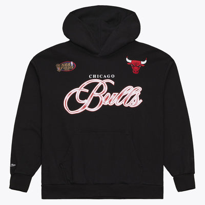 Mitchell & Ness Chicago Bulls Black Legacy Made Hoodie