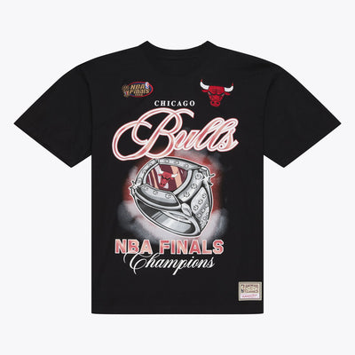 Mitchell & Ness Chicago Bulls Black Legacy Made T-Shirt