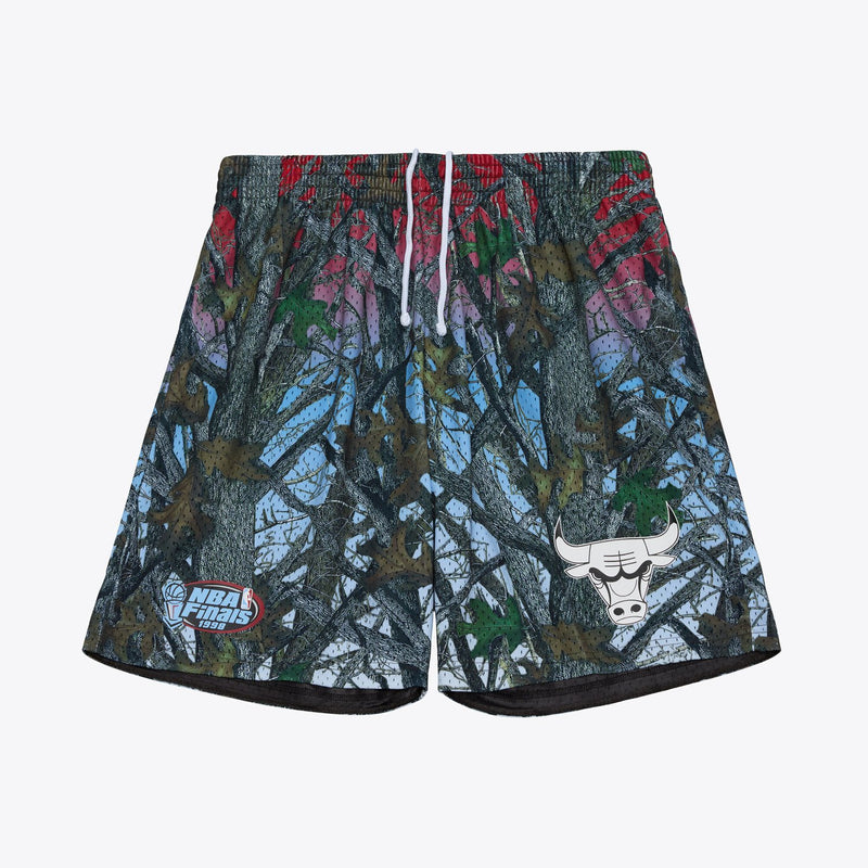 Mitchell & Ness Chicago Bulls Light Blue Quiet Blaze Mesh Shorts