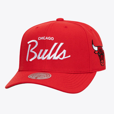 Mitchell & Ness Chicago Bulls Red Head Coach Pro Crown Snapback Hat