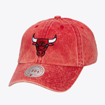 Mitchell & Ness Chicago Bulls Red Legendary 1904 Dad Adjustable Hat