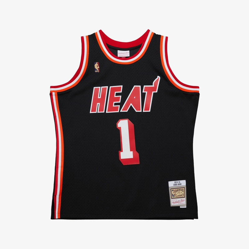 Mitchell & Ness Chris Bosh Miami Heat 2013-14 Black Swingman Jersey