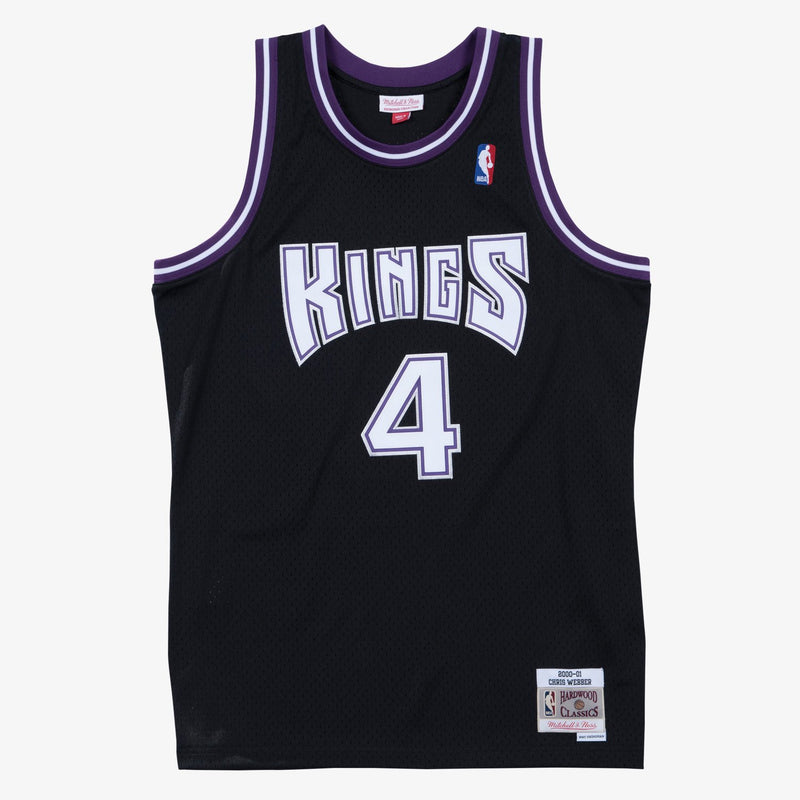 Mitchell & Ness Chris Webber Sacramento Kings 2000-01 Black Swingman Player Jersey