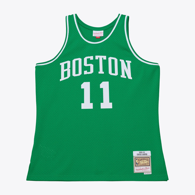 Mitchell & Ness Chuck Cooper Boston Celtics 1950-51 Kelly Green Pioneers Swingman Jersey
