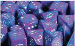 Chessex Speckled Silver Tetra D6 Dice Set (36 Count) - 12mm