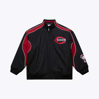 Mitchell & Ness Cincinnati Reds Black 2005 Cooperstown Authentic Full-Zip Jacket