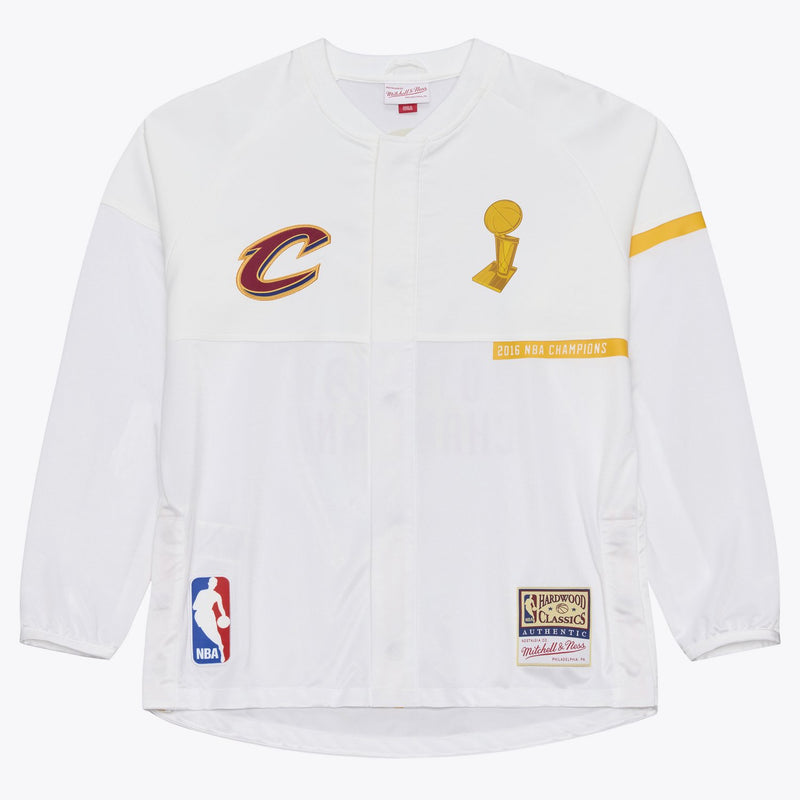 Mitchell & Ness Cleveland Cavaliers 2016 NBA Champions White Ring Ceremony Authentic Full-Snap Jacket