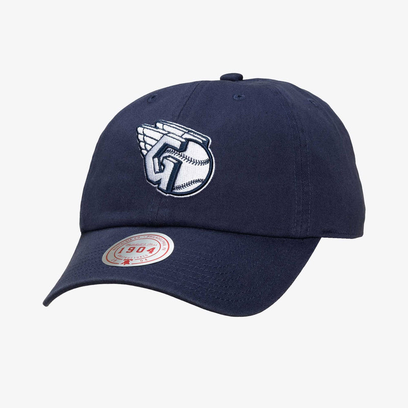 Mitchell & Ness Cleveland Guardians Navy 1904 Adjustable Dad Hat