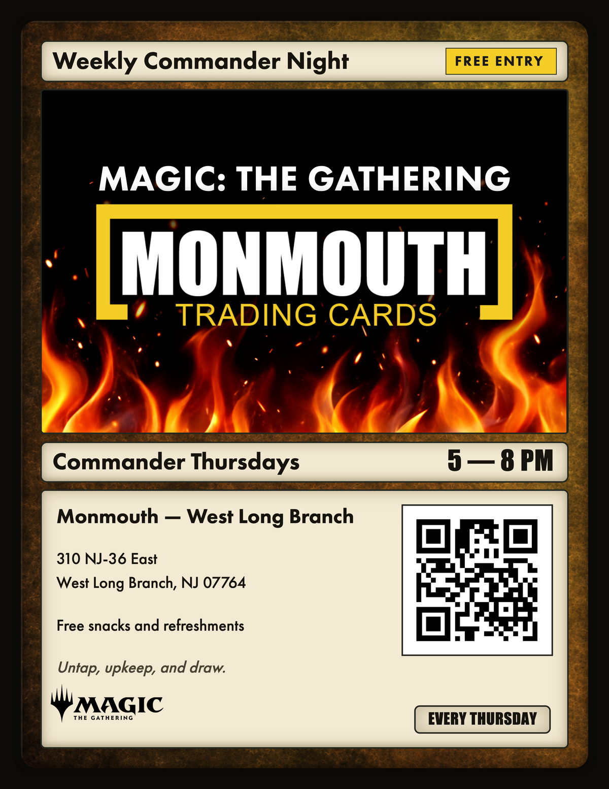 Magic: The Gathering | Weekly Commander Night - Wall, NJ