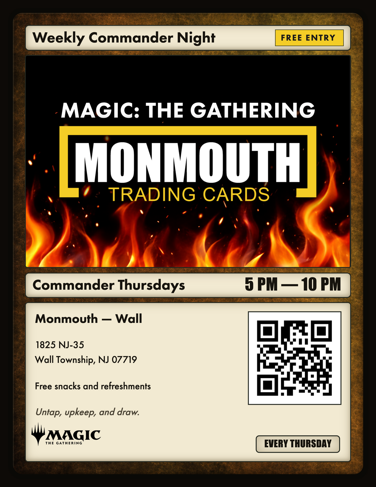 Magic: The Gathering | Weekly Commander Night - Wall, NJ