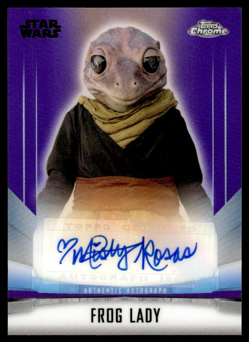 2023 Topps Chrome Mandalorian Misty Rosas #A-MR Auto /50