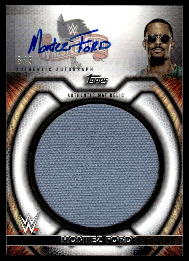 2021 Topps Undisputed #M-MO Montez Ford 3/5 Mat Auto