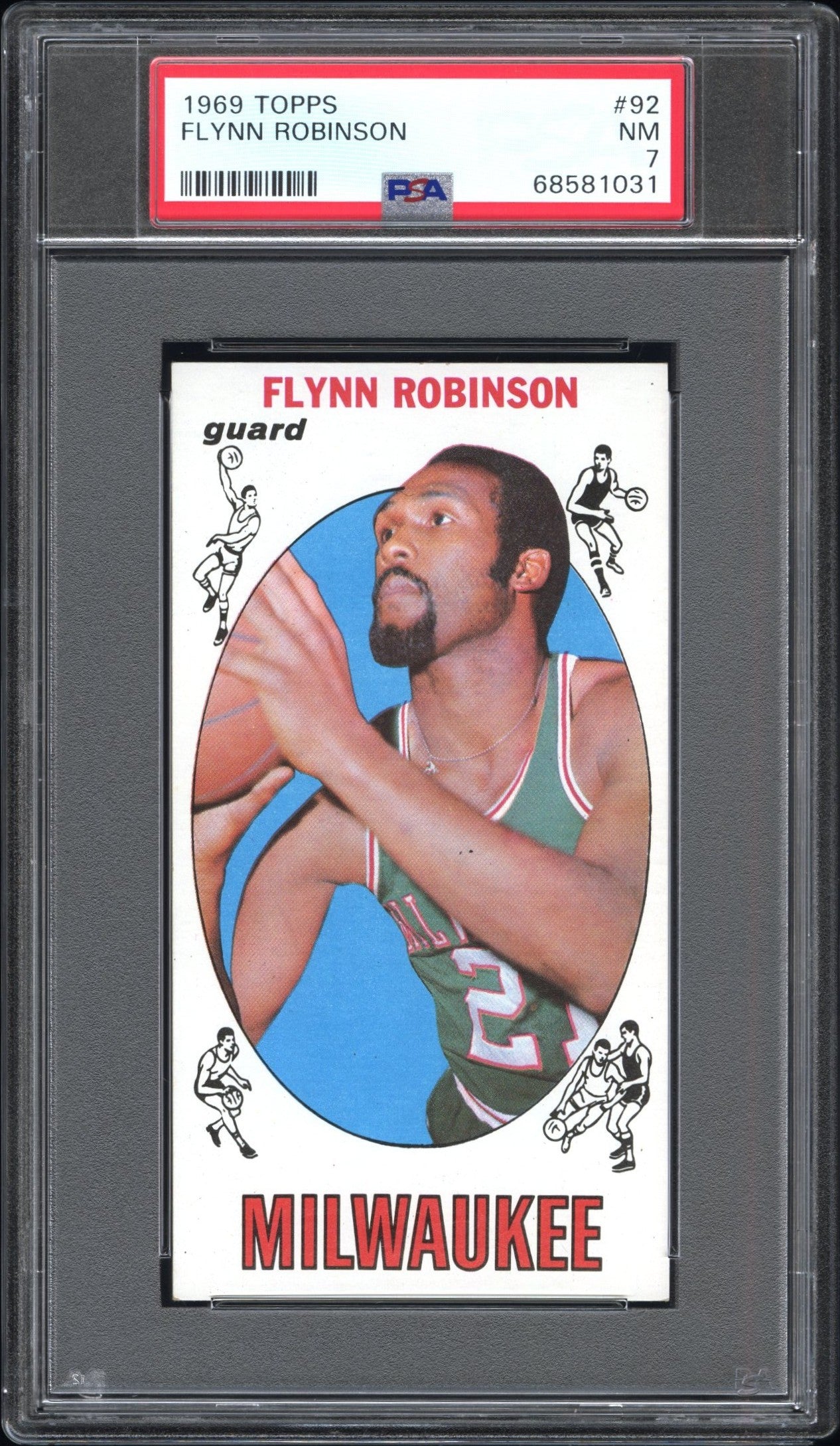 1969 Topps #92 Flynn Robinson PSA 7