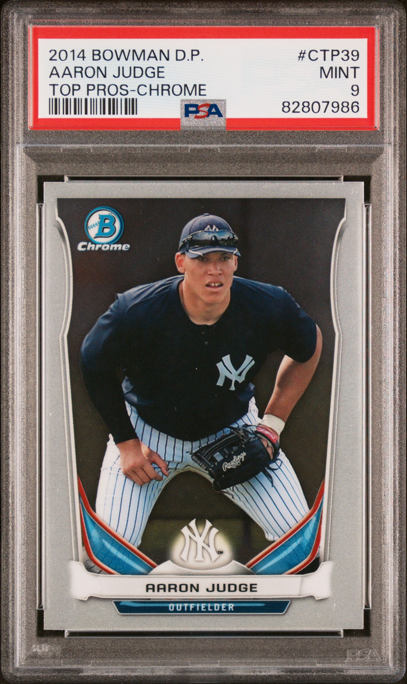 2014 Bowman Draft Top Prospect Aaron Judge #CTP39 PSA 9