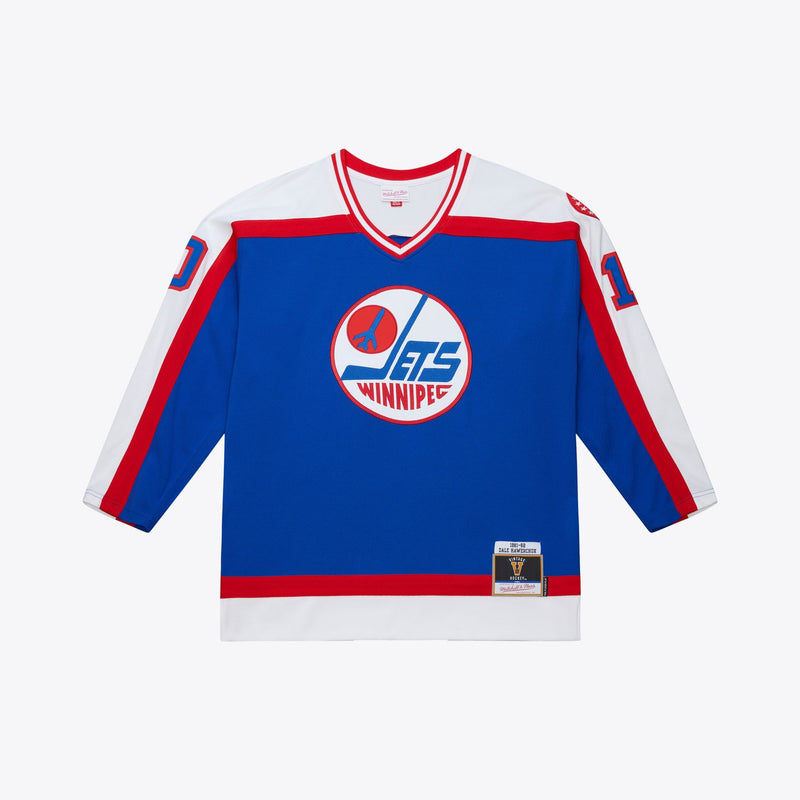 Mitchell & Ness Dale Hawerchuk Winnipeg Jets 1981-82 Royal Power Play Jersey