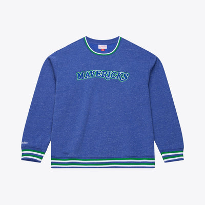 Mitchell & Ness Dallas Mavericks Blue Winning Streak Fleece Sweatshirt