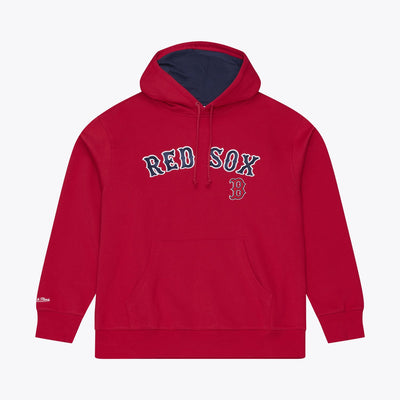 Mitchell & Ness David Ortiz Boston Red Sox Red Player Fleece Hoodie