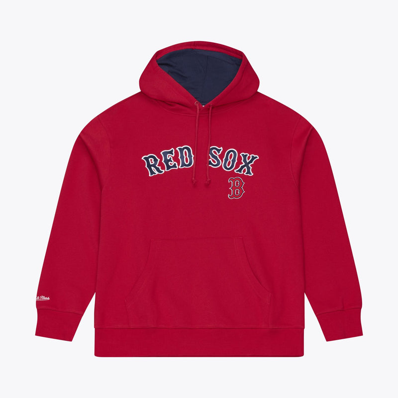 Mitchell & Ness David Ortiz Boston Red Sox Red Player Fleece Hoodie