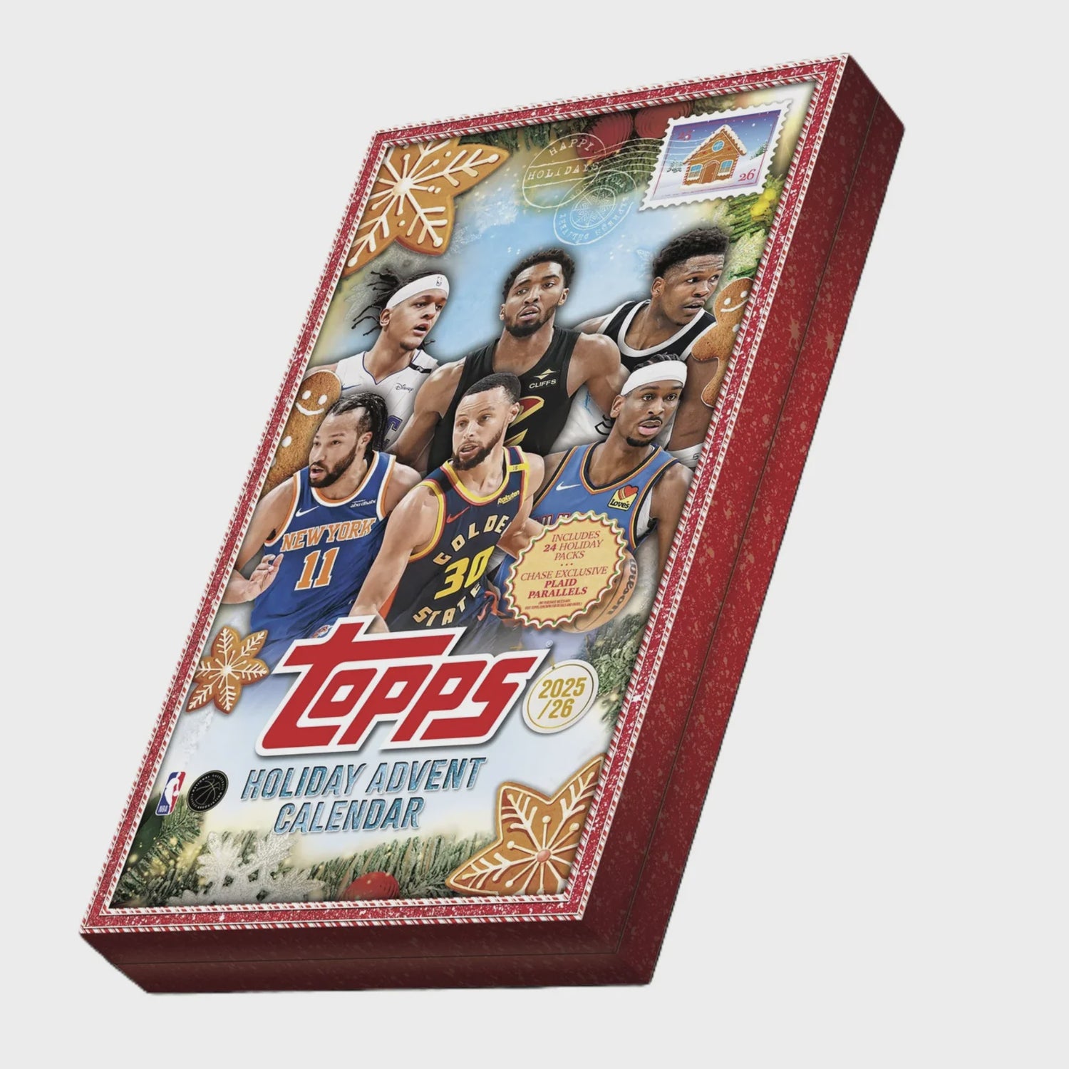 2025-26 Topps Holiday Basketball Countdown Calendar Box