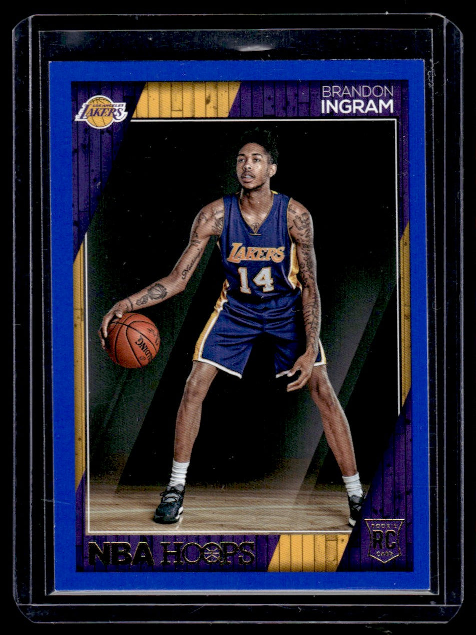 2016 Panini NBA Hoops #262 Brandon Ingram Blue SP Rookie