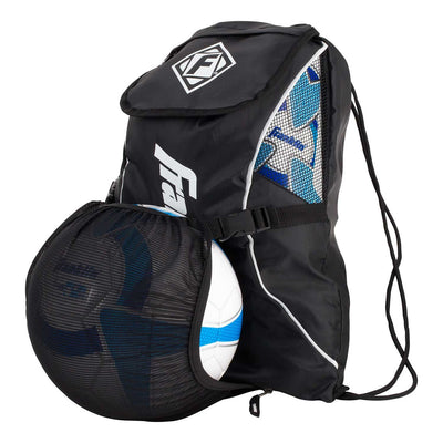 Franklin Sports Youth Soccer Ball Backpack - Black