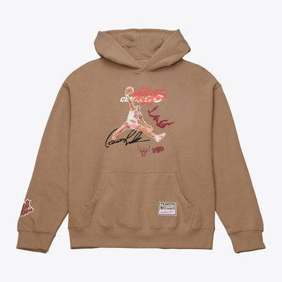 Mitchell & Ness Dennis Rodman Chicago Bulls Tan Don't Mean a Thing Without the Ring Hoodie