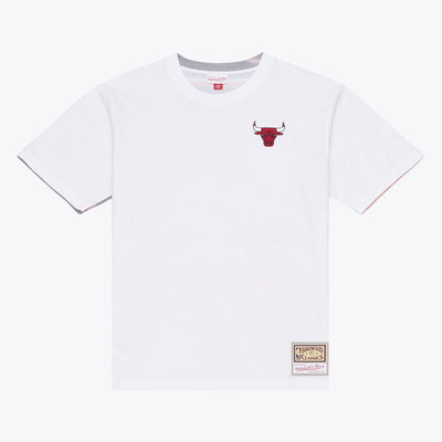 Mitchell & Ness Dennis Rodman Chicago Bulls White Player Sublimated T-Shirt