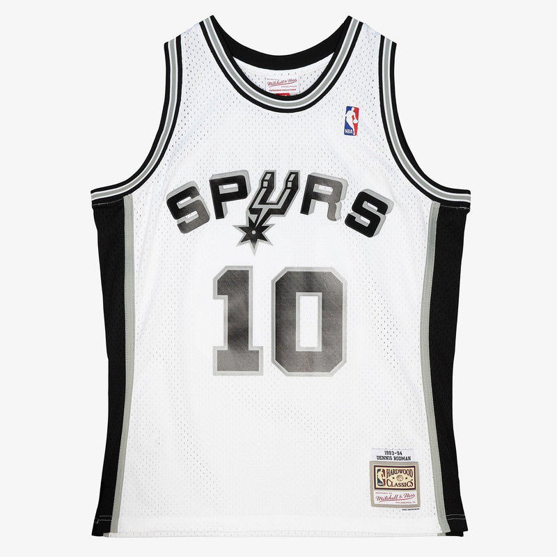 Mitchell & Ness Dennis Rodman San Antonio Spurs 1993-94 White Swingman Player Jersey