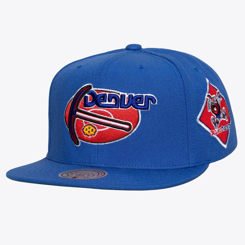 Mitchell & Ness Denver Nuggets Royal ABA Suit Up Snapback Hat