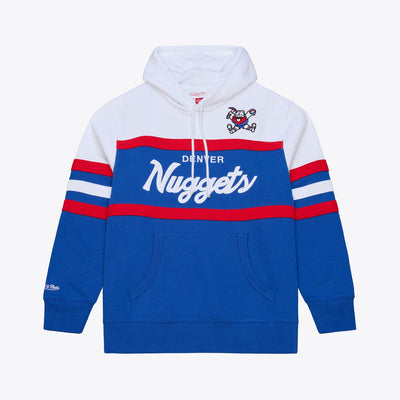 Mitchell & Ness Denver Nuggets Royal Head Coach Hoodie