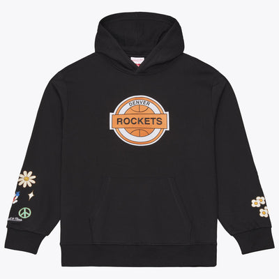 Mitchell & Ness Denver Rockets Black ABA Fleece Hoodie