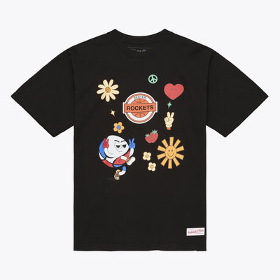 Mitchell & Ness Denver Rockets Black ABA T-Shirt