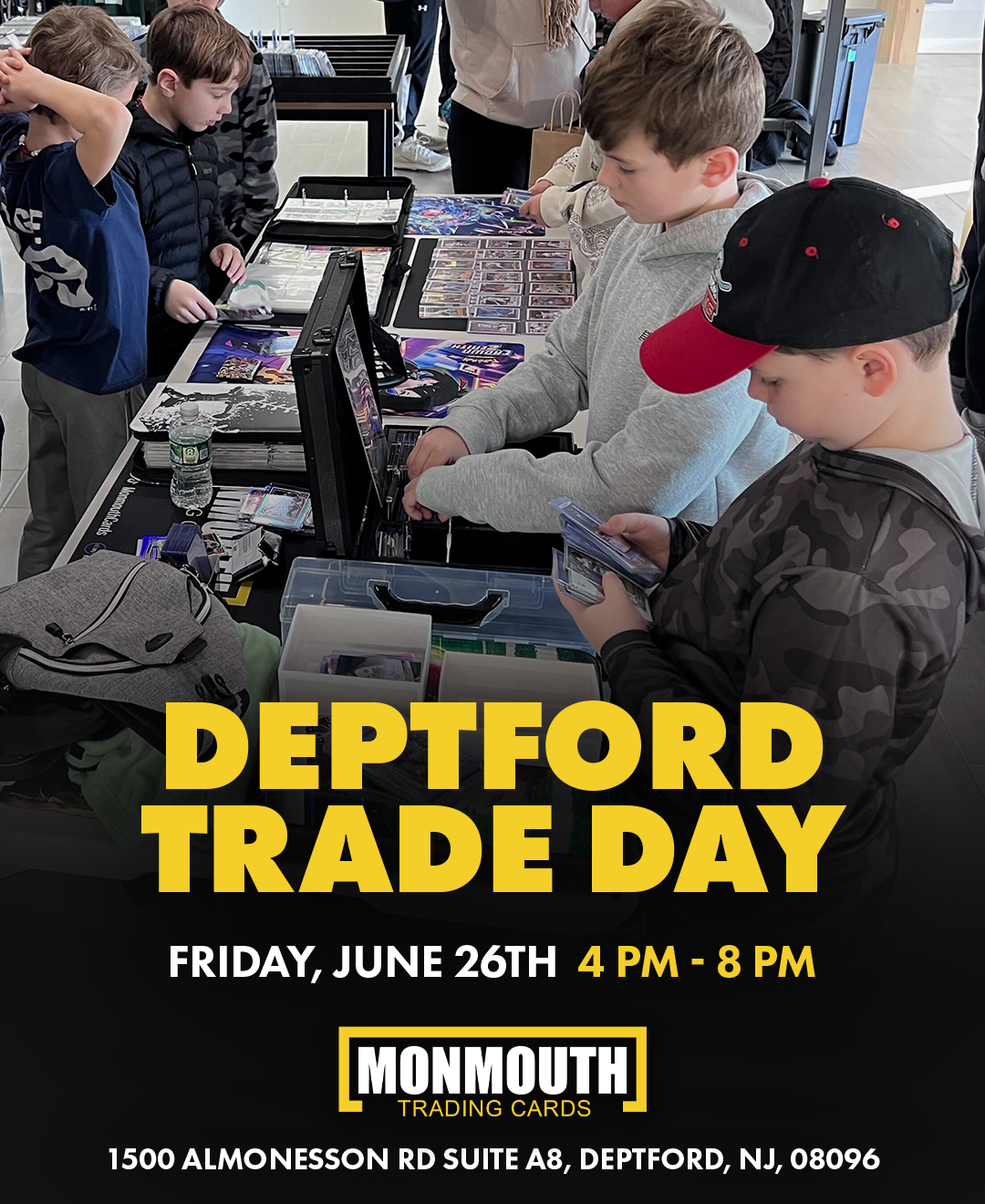 Sports Card Trade Night in New Jersey | Monmouth Cards, Deptford Trade Day