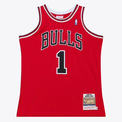 Mitchell & Ness Derrick Rose Chicago Bulls 2008-09 Red Authentic Jersey