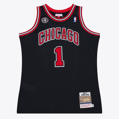 Mitchell & Ness Derrick Rose Chicago Bulls 2010-11 Black Authentic Jersey