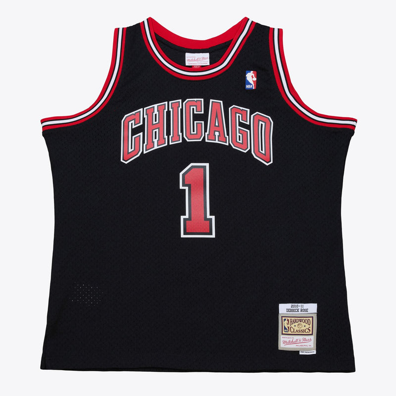 Mitchell & Ness Derrick Rose Chicago Bulls 2010-11 Black Swingman Jersey