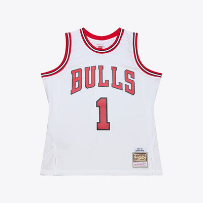 Mitchell & Ness Derrick Rose Chicago Bulls 2014-15 White Swingman Jersey