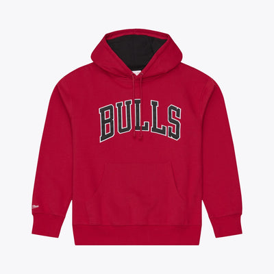 Mitchell & Ness Derrick Rose Chicago Bulls Red Player Fleece Hoodie