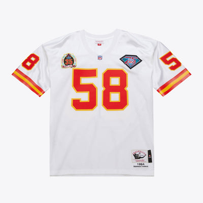 Mitchell & Ness Derrick Thomas Kansas City Chiefs 1994 White Authentic Jersey