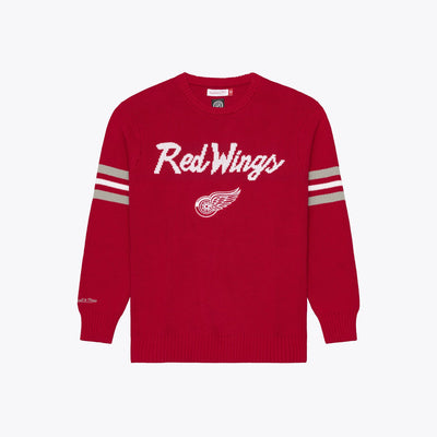Mitchell & Ness Detroit Red Wings Red Head Coach Sweater