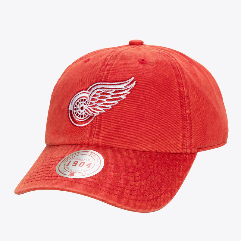 Mitchell & Ness Detroit Red Wings Red Legendary 1904 Dad Adjustable Hat