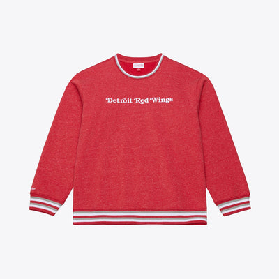 Mitchell & Ness Detroit Red Wings Red Winning Streak Fleece Sweatshirt