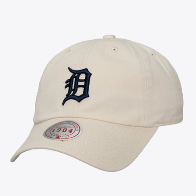 Mitchell & Ness Detroit Tigers Cream Off-Season 1904 Dad Adjustable Hat