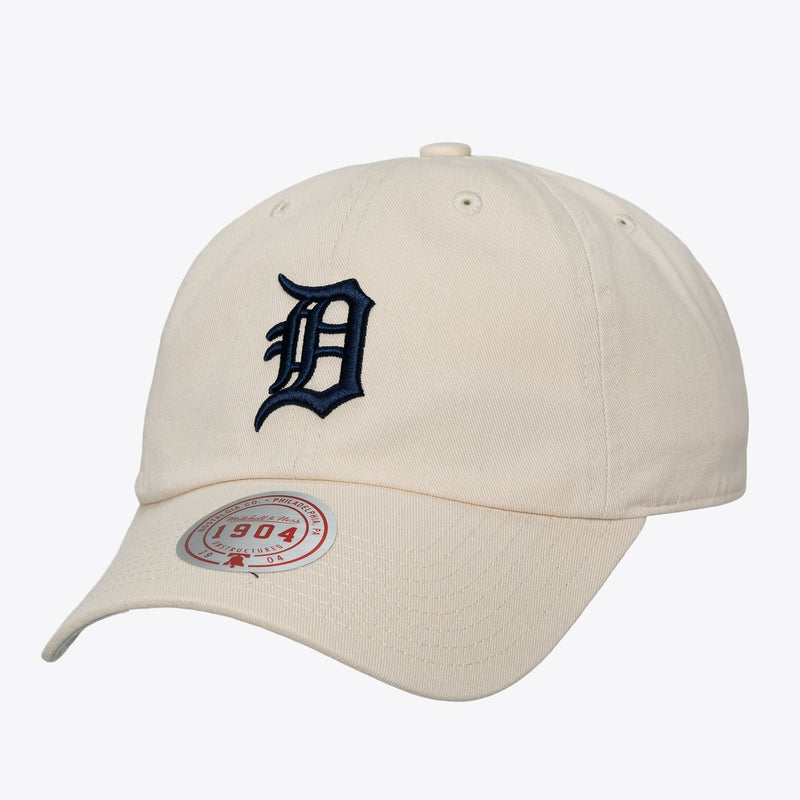 Mitchell & Ness Detroit Tigers Cream Off-Season 1904 Dad Adjustable Hat